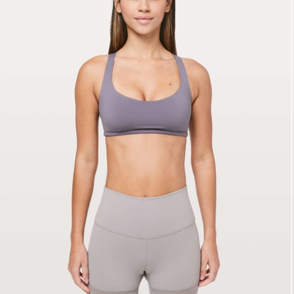 Lululemon Purple Quartz Free to Be Bra